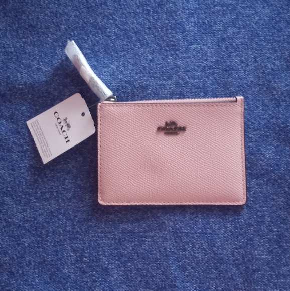 NWT Coach pink leather Mini ID Wallet - Picture 2 of 10